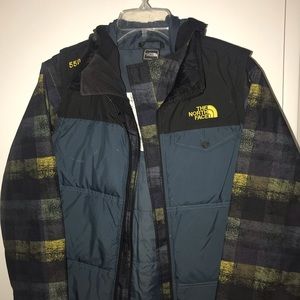 3-in-1 North Face Jacket and Vest